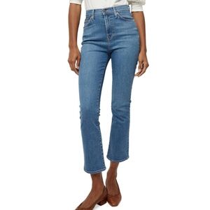 Veronica Beard Carly High Rise Kick Flare Jean in Lakeshore